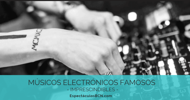 12 músicos electrónicos famosos – IMPRESCINDIBLES –