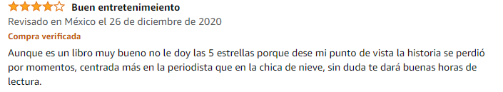 Opinión: La chica de nieve de Javier Castillo