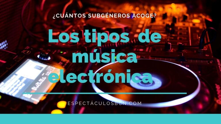 La música electrónica y estilos musicales