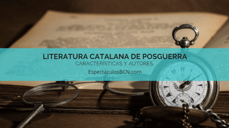 Literatura catalana de posguerra y sus características