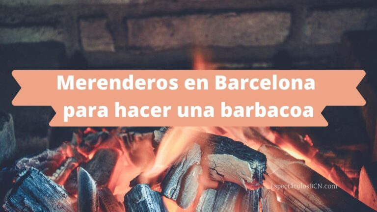 5 merenderos en Barcelona para hacer barbacoas