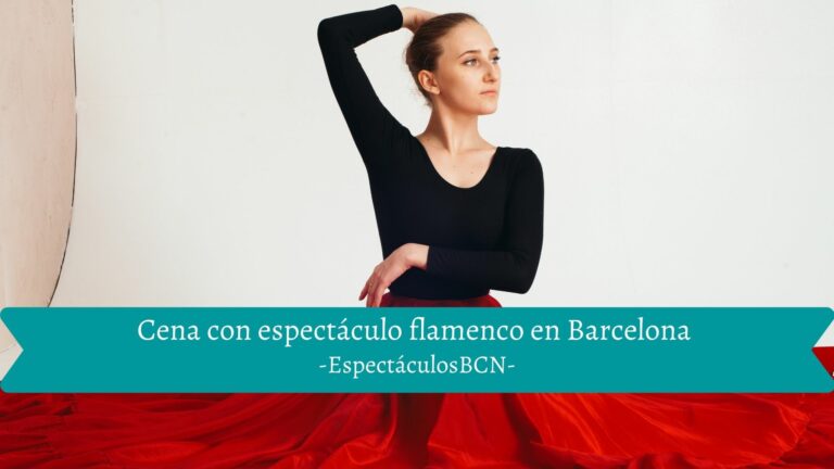 Cena con espectáculo flamenco en Barcelona