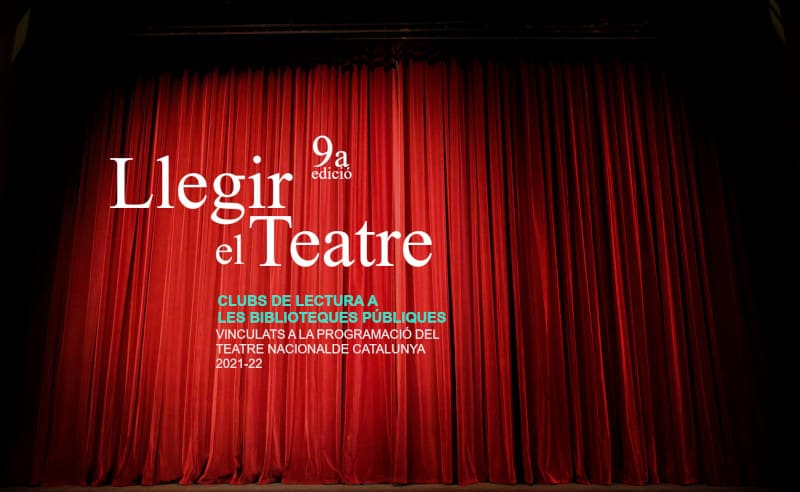 El teatre torna a les biblioteques amb 'Llegir el teatre' 2021-2022