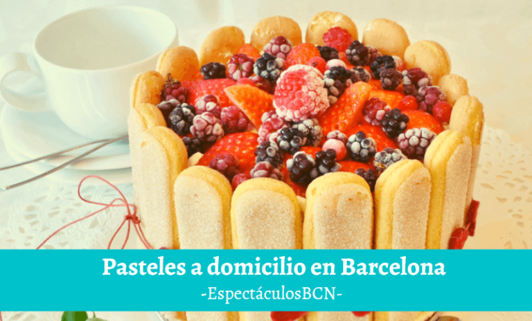 Los mejores pasteles a domicilio de Barcelona